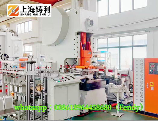 Mitsubishi PLC Schneider Low Voltage Aluminium Food Container Making Machine 50-68 Times Per Minute