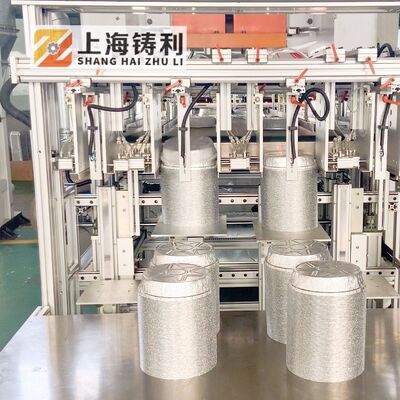 Mitsubishi PLC Schneider Electric Foil Container Making Machine 40-68 Times Per Minute