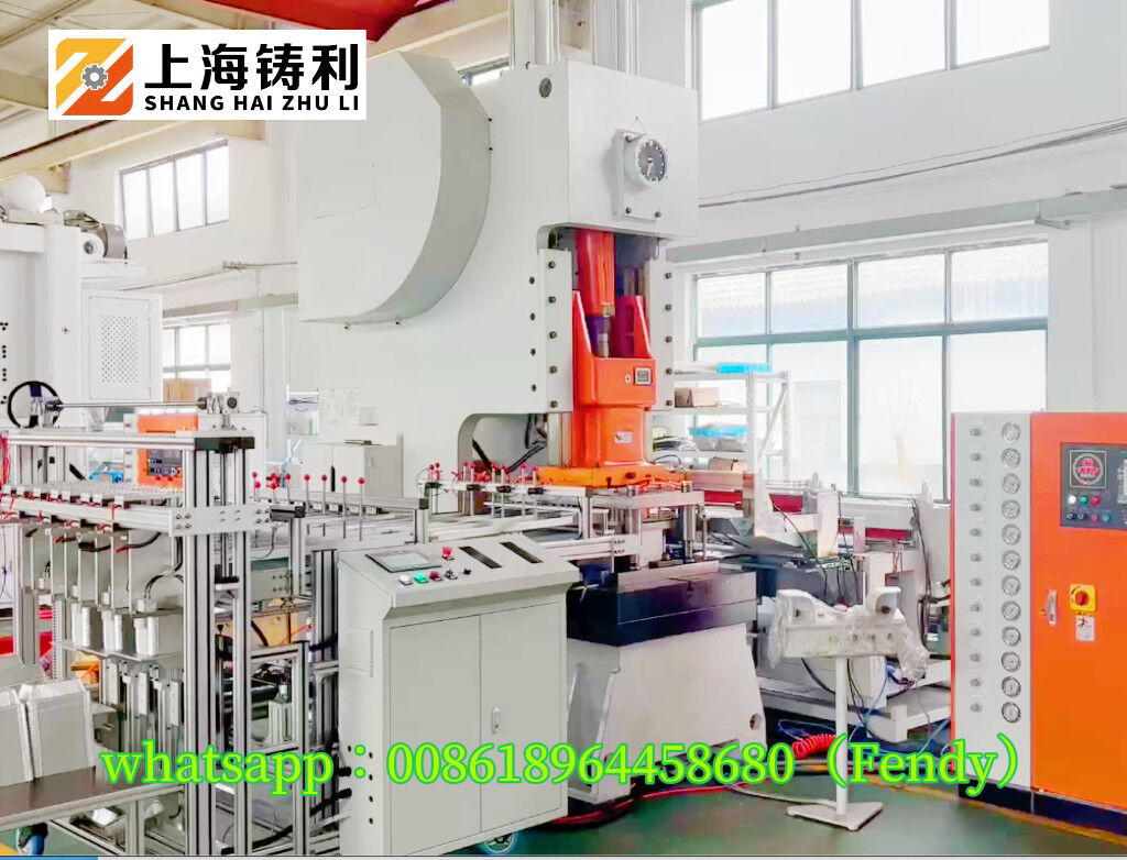 ZL-T63 Automatic Aluminium Food Container Machine with Mitsubishi PLC and Schneider Components